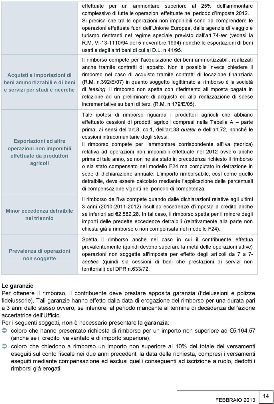 Si precis che tr le operzioni non imponibili sono d comprendere le operzioni effettute fuori dell Unione Europe, dlle genzie di viggio e turismo rientrnti nel regime specile previsto dll rt.