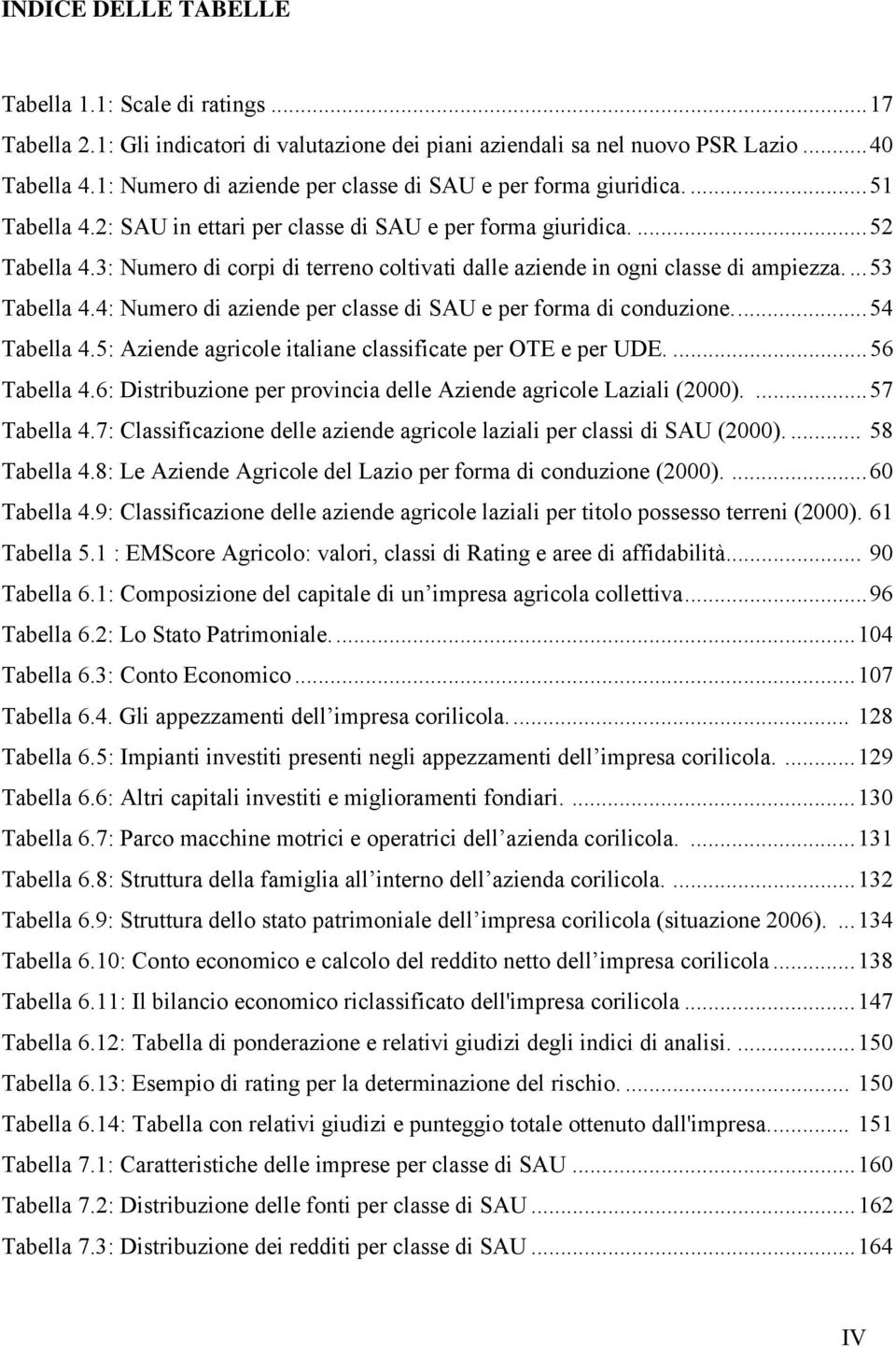 3: Numero di corpi di terreno coltivati dalle aziende in ogni classe di ampiezza.... 53 Tabella 4.4: Numero di aziende per classe di SAU e per forma di conduzione.... 54 Tabella 4.