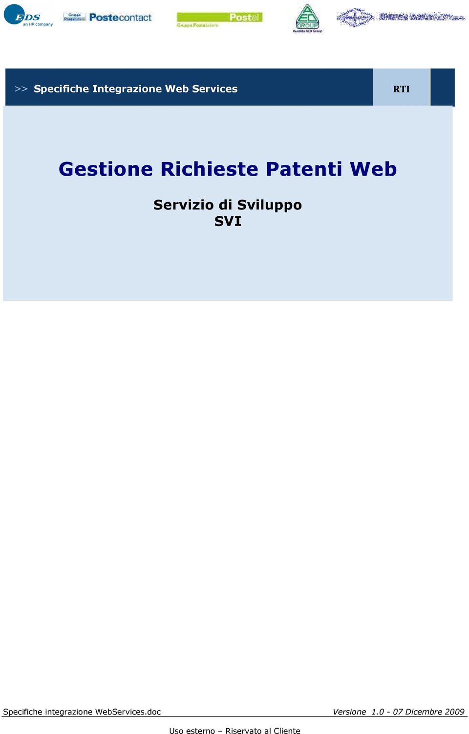 Patenti Web Servizio di Sviluppo