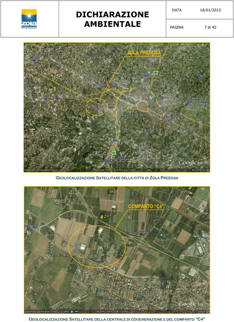 ZOLA PREDOSA COMPARTO C4 GEOLOCALIZZAZIONE