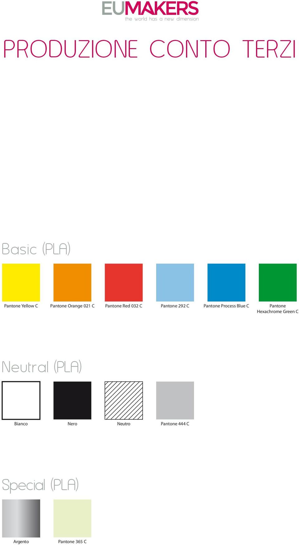 Process Blue C Pantone Hexachrome Green C Neutral (PLA)