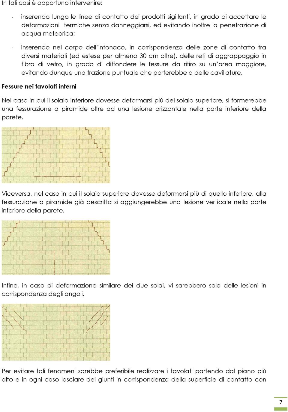 fibra di vetro, in grado di diffondere le fessure da ritiro su un area maggiore, evitando dunque una trazione puntuale che porterebbe a delle cavillature.