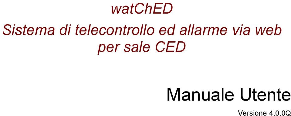 via web per sale CED