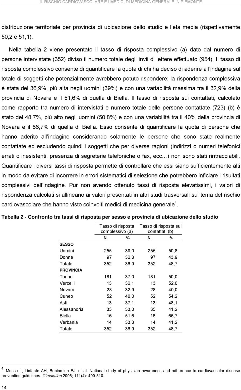 Il tasso di risposta complessivo consente di quantificare la quota di chi ha deciso di aderire all indagine sul totale di soggetti che potenzialmente avrebbero potuto rispondere; la rispondenza