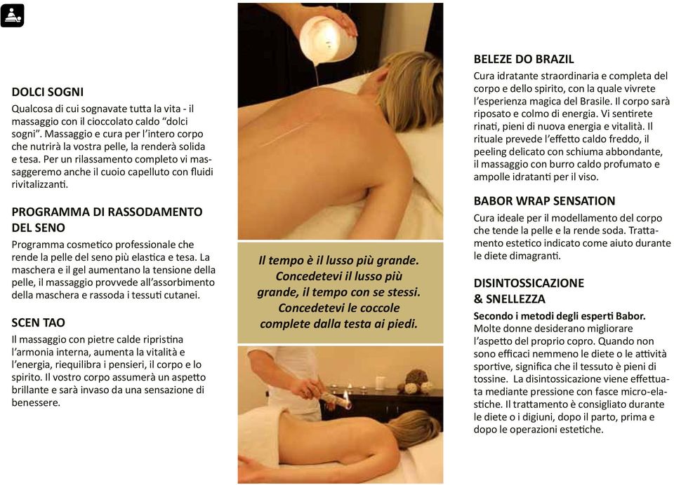 PROGRAMMA DI RASSODAMENTO DEL SENO Programma cosmetico professionale che rende la pelle del seno più elastica e tesa.