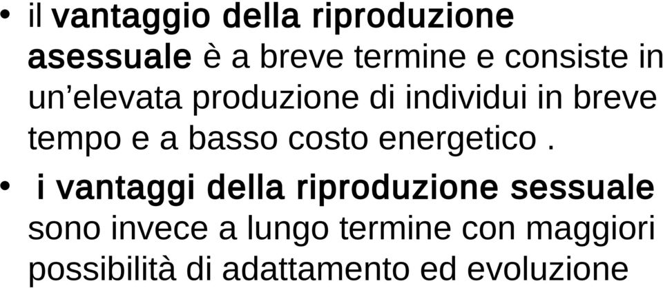 basso costo energetico.