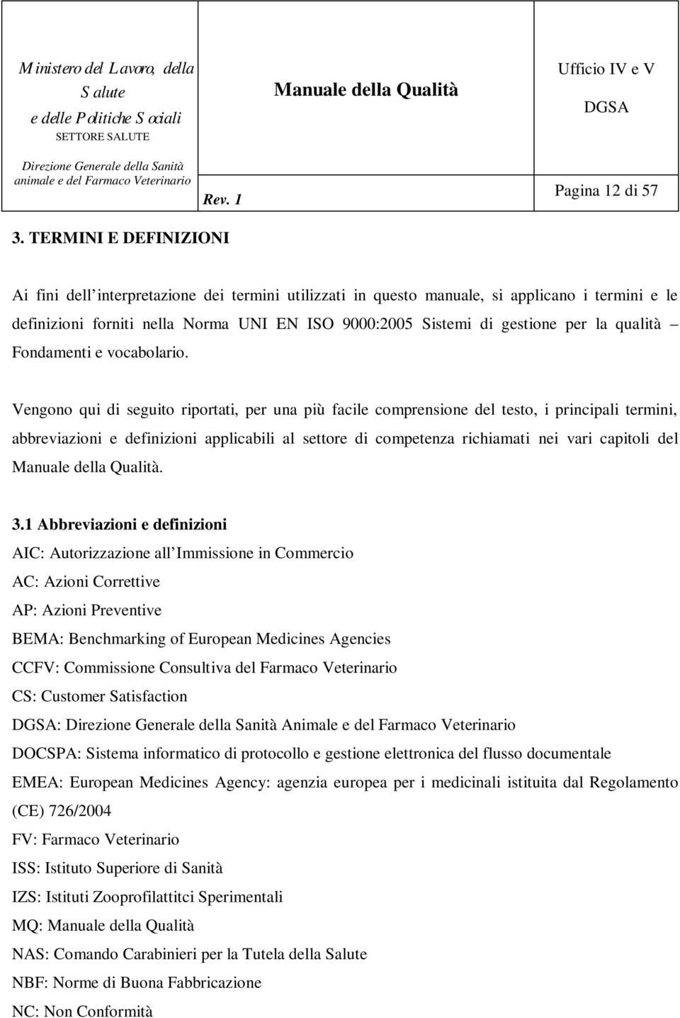 la qualità Fondamenti e vocabolario.