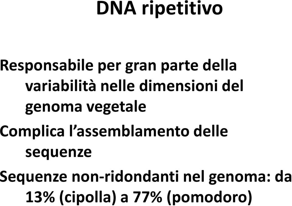 Complica l assemblamento delle sequenze Sequenze