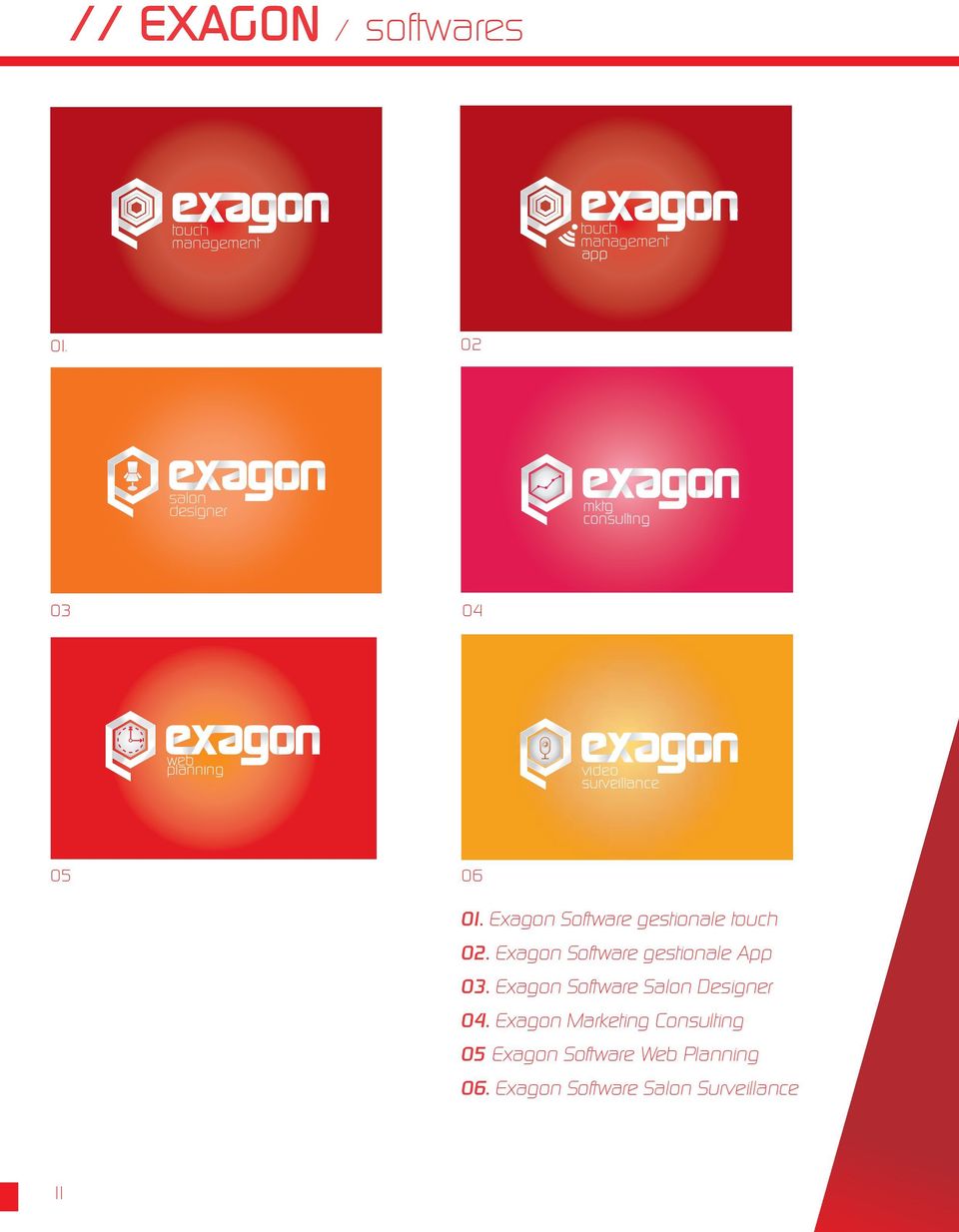 Exagon Software gestionale touch 02. Exagon Software gestionale App 03.