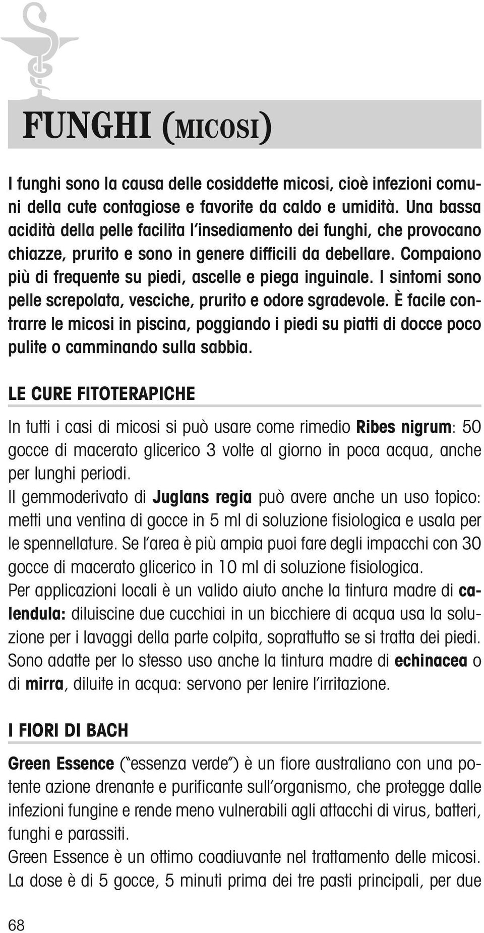 Compaiono più di frequente su piedi, ascelle e piega inguinale. I sintomi sono pelle screpolata, vesciche, prurito e odore sgradevole.