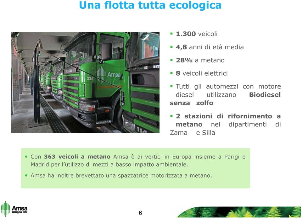 utilizzano Biodiesel senza zolfo 2 stazioni di rifornimento a metano nei dipartimenti di Zama e Silla Con