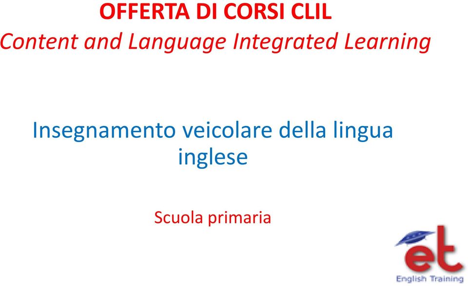 Learning Insegnamento