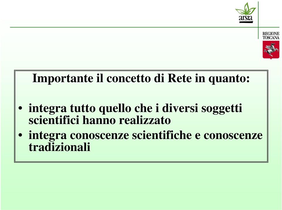 soggetti scientifici hanno realizzato