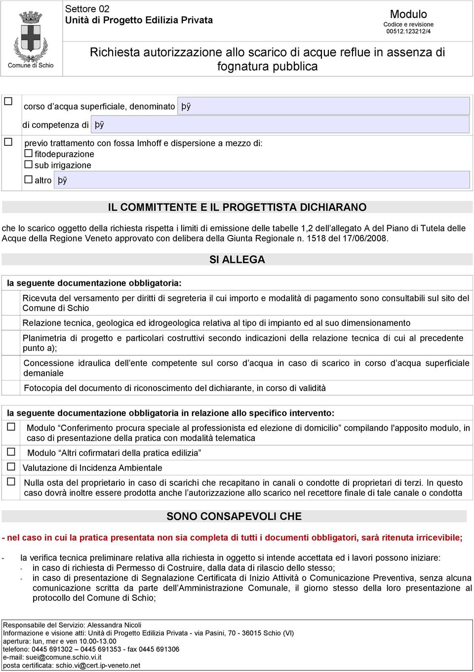 Regionale n. 1518 del 17/06/2008.