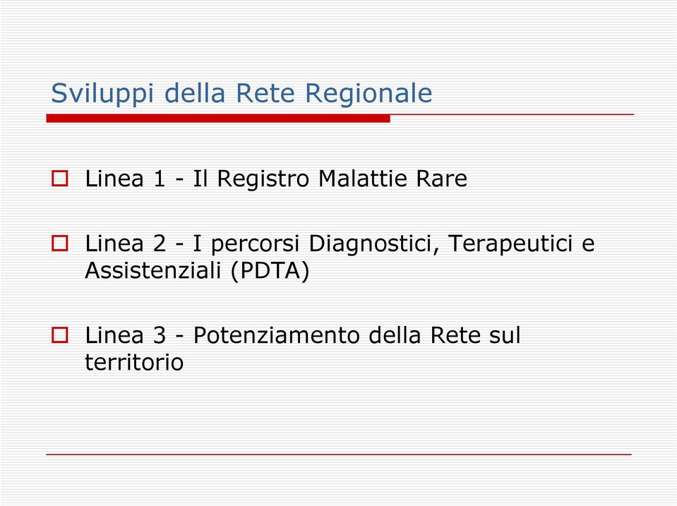 Diagnostici, Terapeutici e Assistenziali