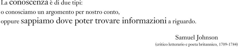 poter trovare informazioni a riguardo.