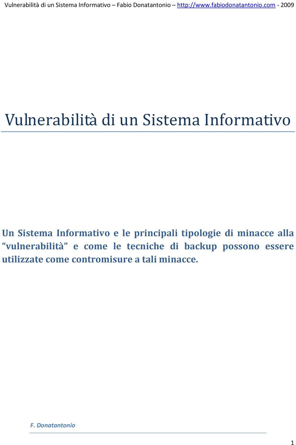 vulnerabilità e come le tecniche di backup possono