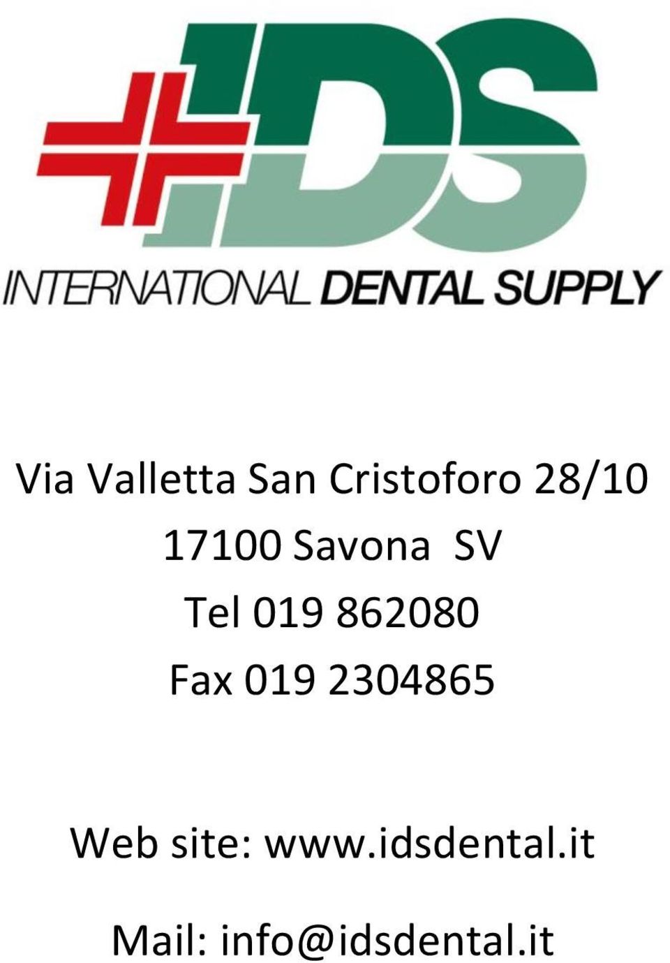 Web site: www.idsdental.