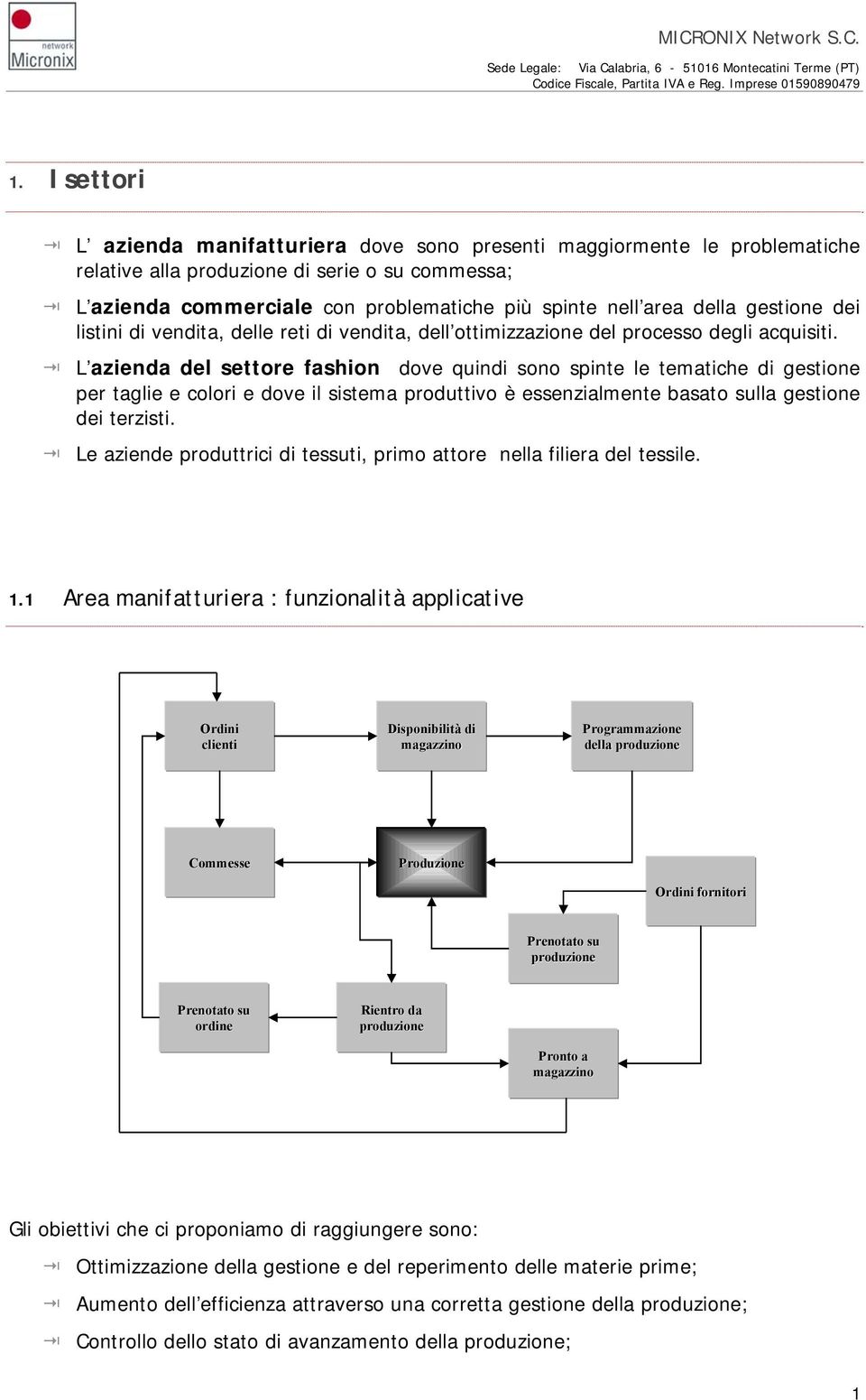 L azienda del settore fashion dove quindi sono spinte le tematiche di gestione per taglie e colori e dove il sistema produttivo è essenzialmente basato sulla gestione dei terzisti.