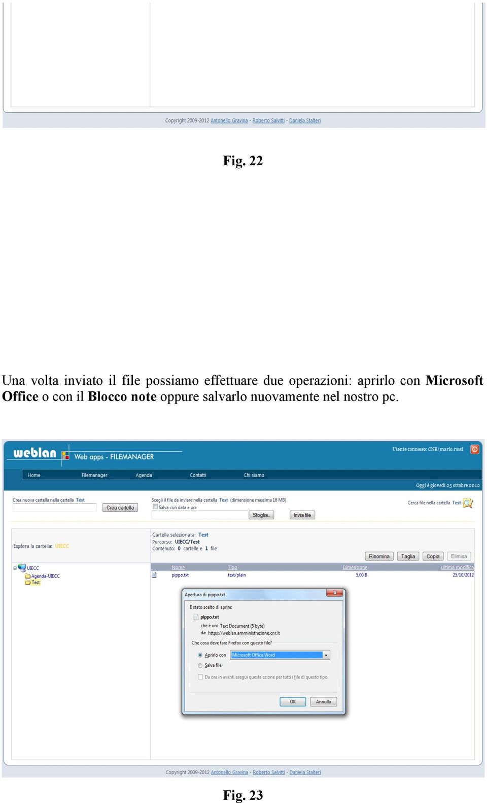 Microsoft Office o con il Blocco note