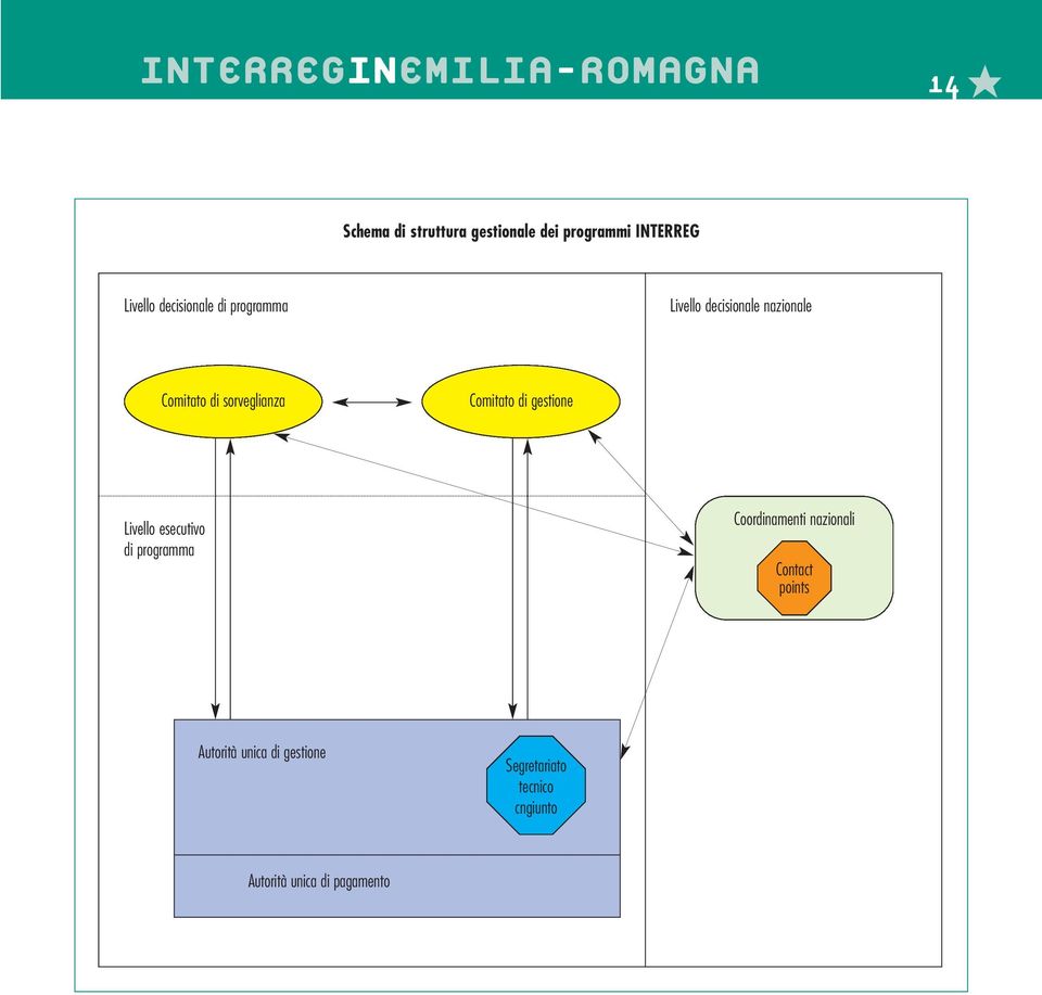 sorveglianza Comitato di gestione Livello esecutivo di programma Coordinamenti