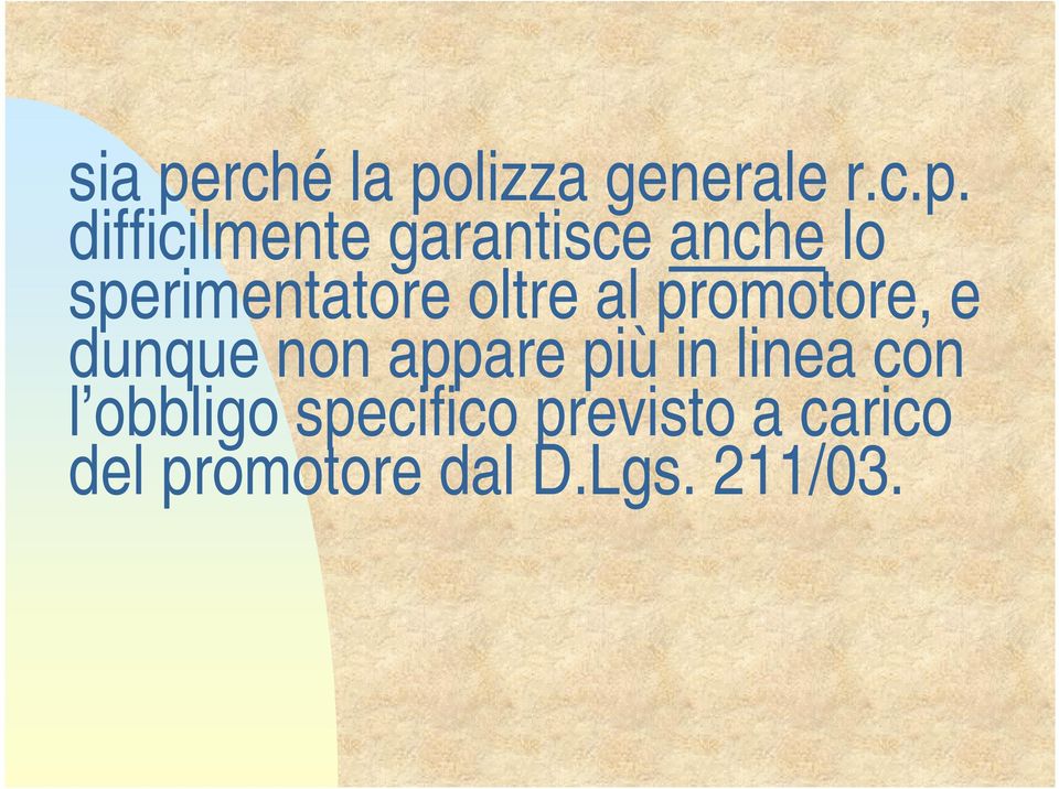 lizza generale r.c.p.