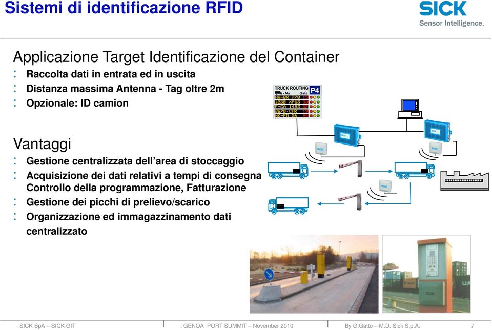 dati relativi a tempi di consegna Controllo della programmazione, Fatturazione : Gestione e dei picchi di prelievo/scarico e co :