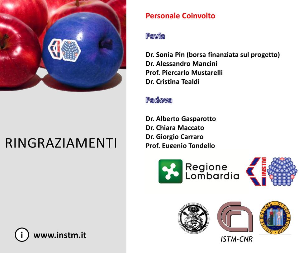 Alessandro Mancn Prof. Percarlo Mustarell Dr.