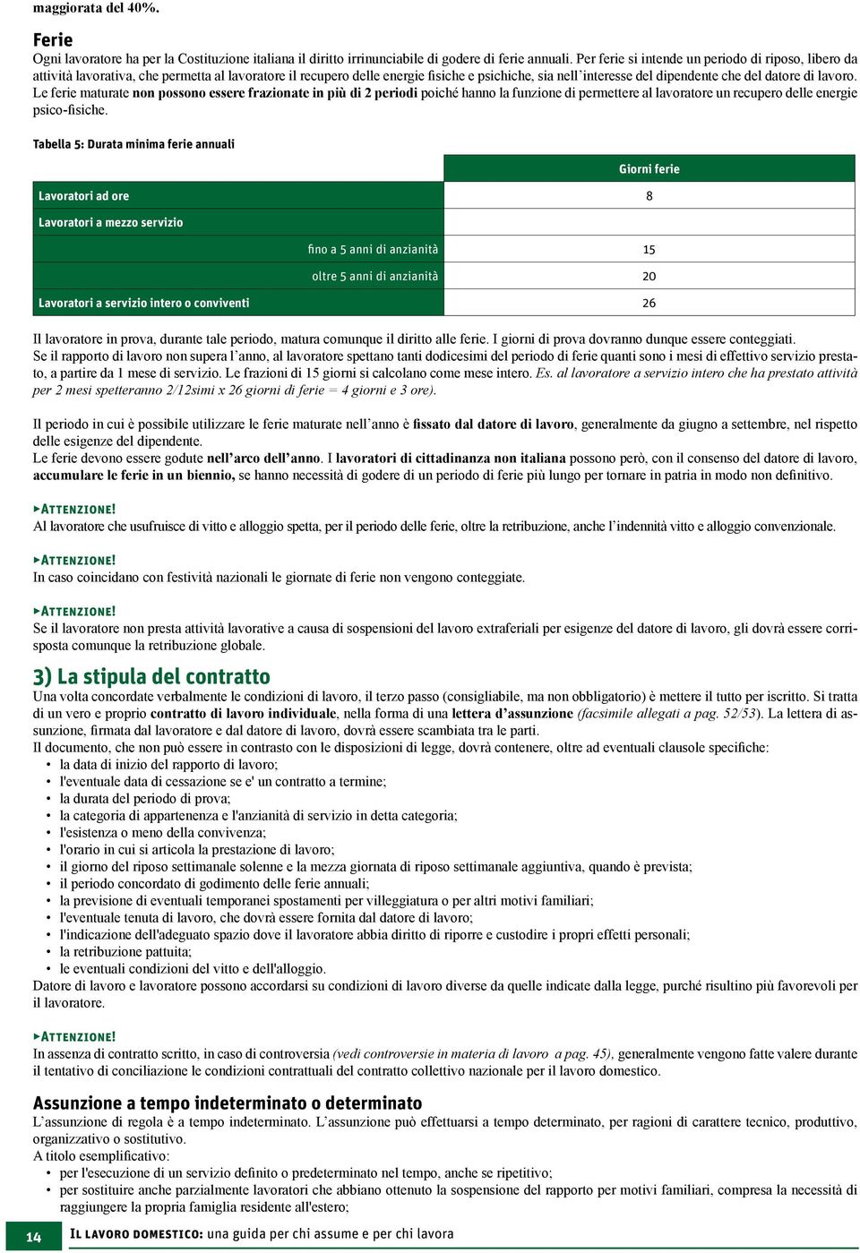 lavoro. Le ferie maturate non possono essere frazionate in più di 2 periodi poiché hanno la funzione di permettere al lavoratore un recupero delle energie psico-þsiche.