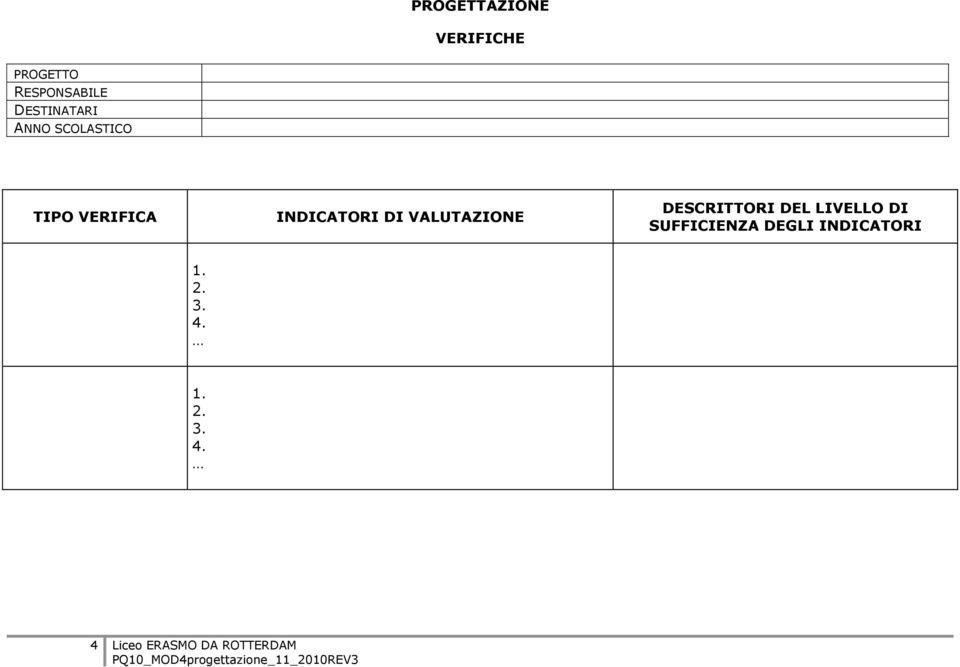 DI SUFFICIENZA DEGLI INDICATORI.. 3.