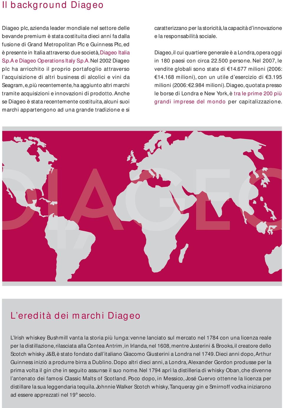 e Diageo Operations Italy S.p.A.