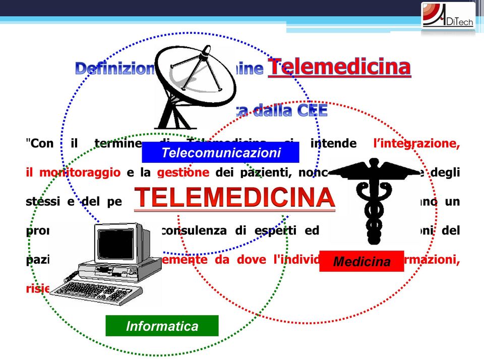 consentano un pronto accesso alla consulenza di esperti ed alle informazioni del paziente,