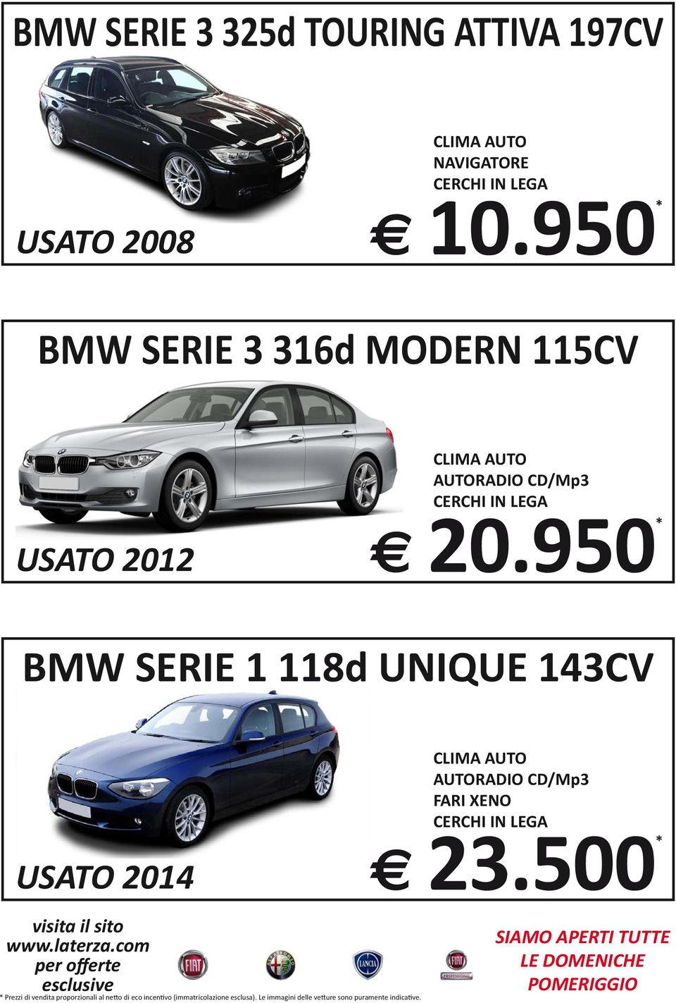 950* E BMW SERIE 3 316d MODERN 115CV USATO