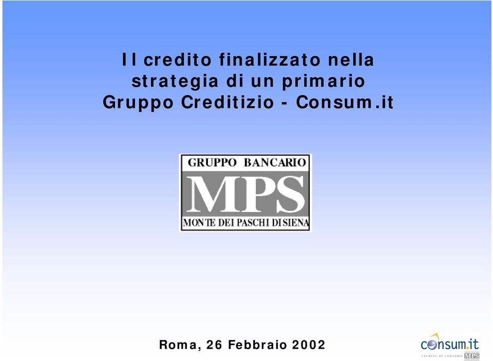 primario Gruppo Creditizio