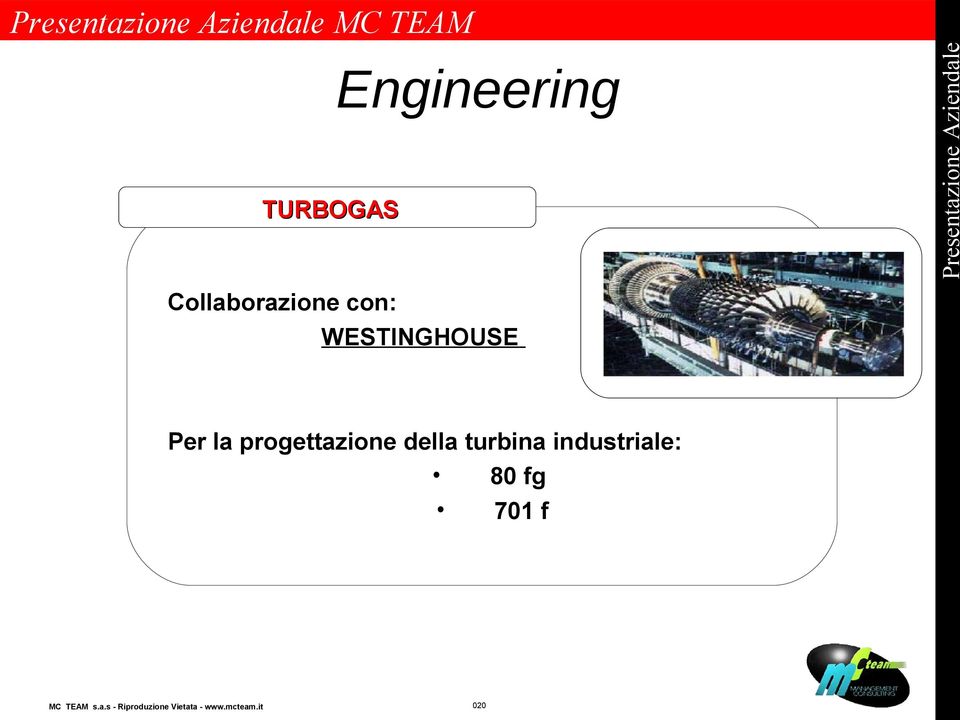 progettazione della turbina