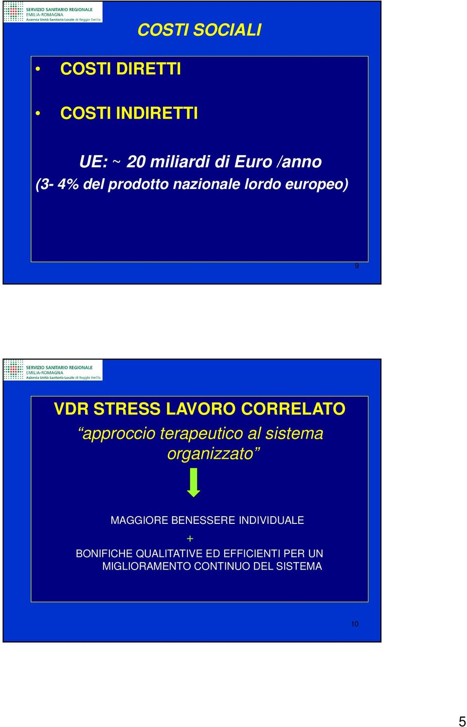 approccio terapeutico al sistema organizzato MAGGIORE BENESSERE INDIVIDUALE +