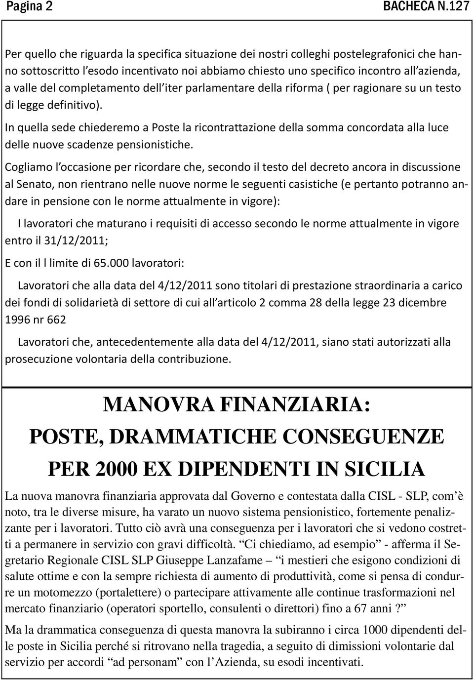 completamento dell iter parlamentare della riforma ( per ragionare su un testo di legge definitivo).