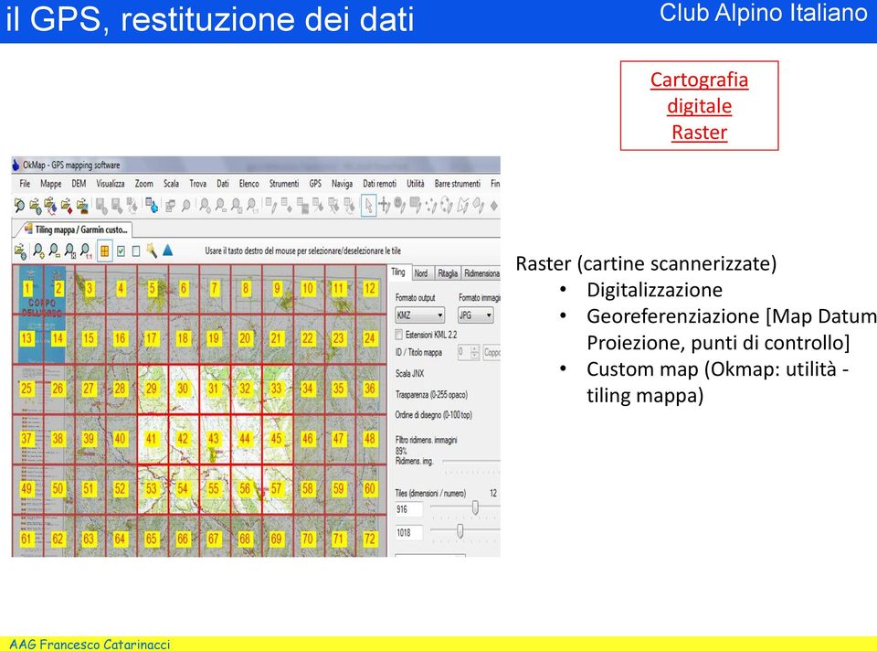 Georeferenziazione [Map Datum Proiezione,