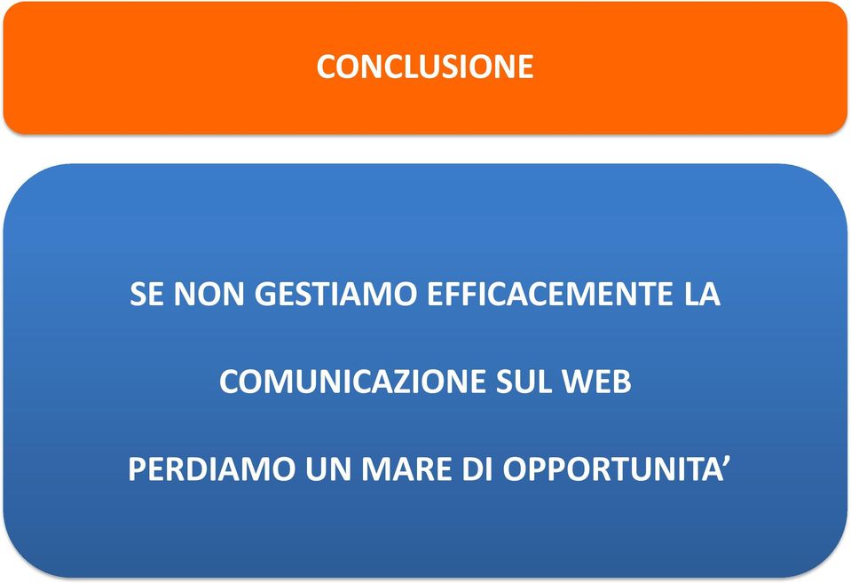 LA COMUNICAZIONE SUL WEB