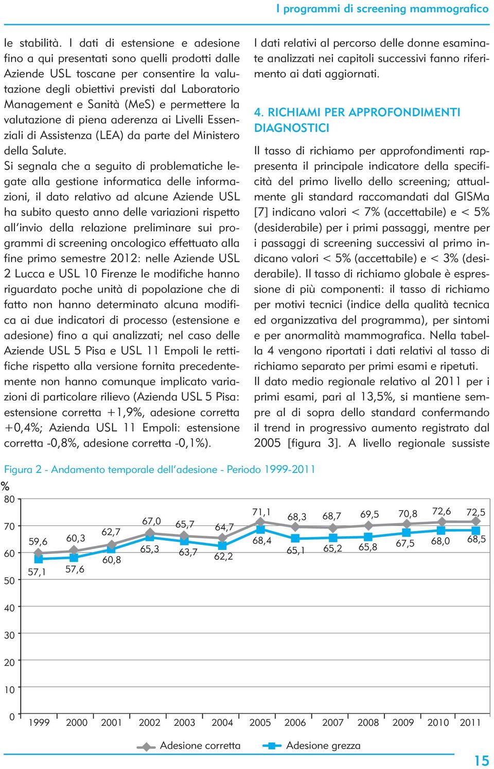 permettere la valutazione di piena aderenza ai Livelli Essenziali di Assistenza (LEA) da parte del Ministero della Salute.