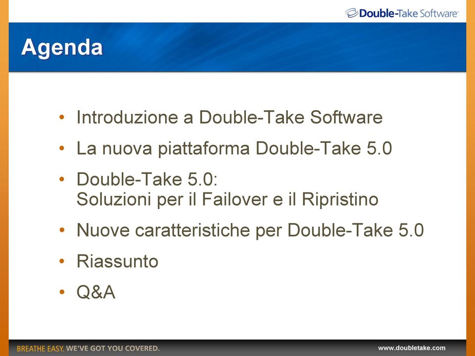 0: Soluzioni per il Failover e il Ripristino