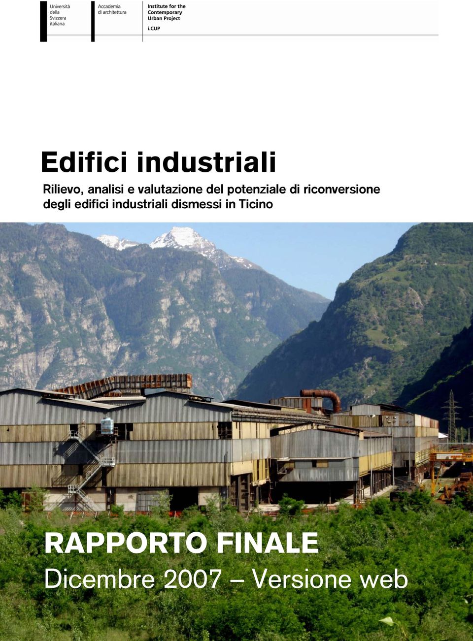 riconversione degli edifici industriali