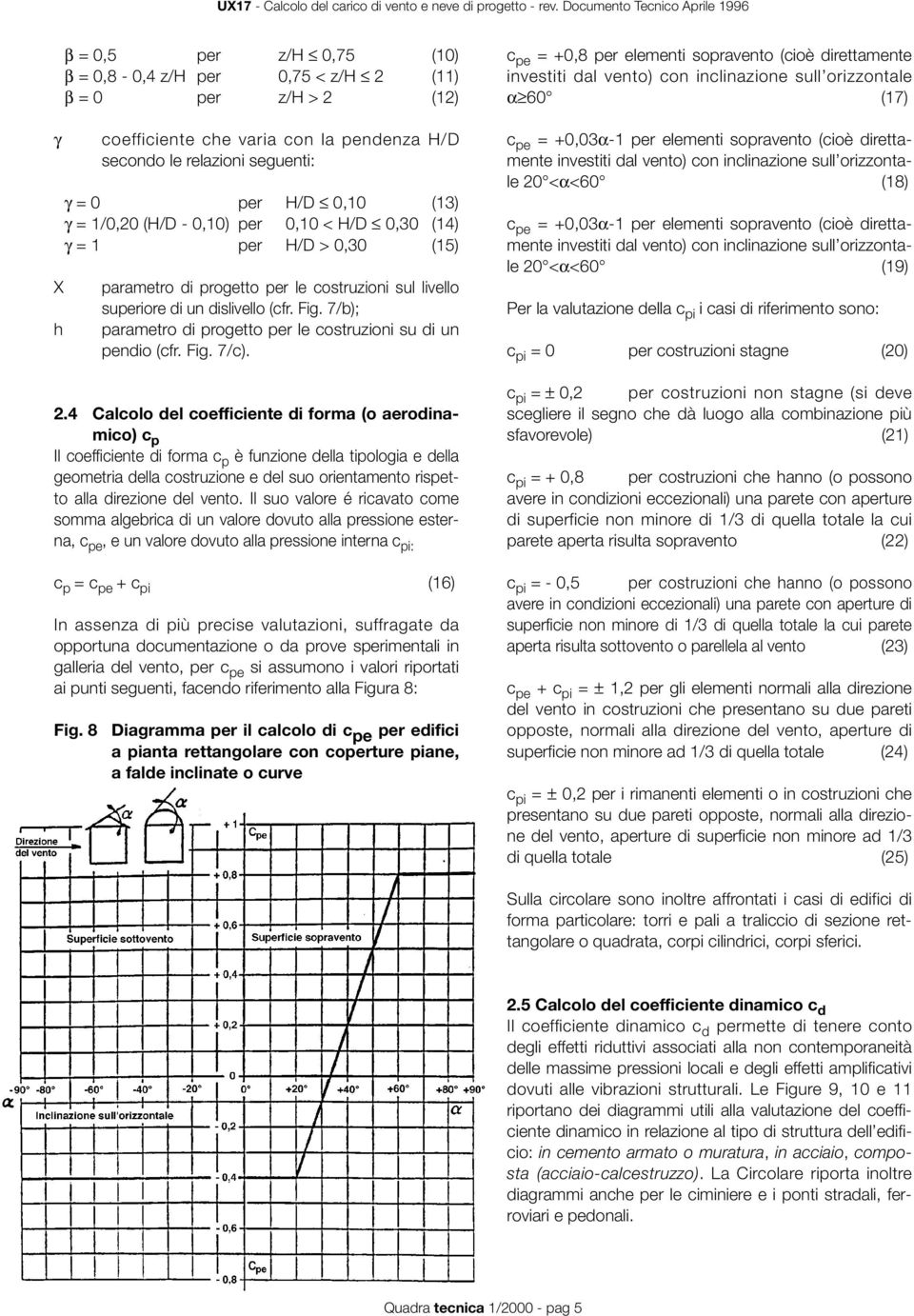 7/b); parametro di progetto per le costruzioni su di un pendio (cfr. Fig. 7/c). 2.
