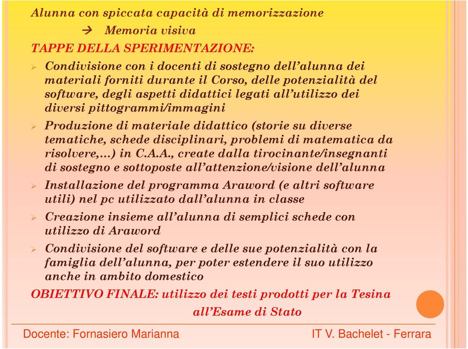 di matematica da risolvere, ) in C.A.