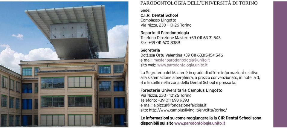 it sito web: www.parodontologia.unito.