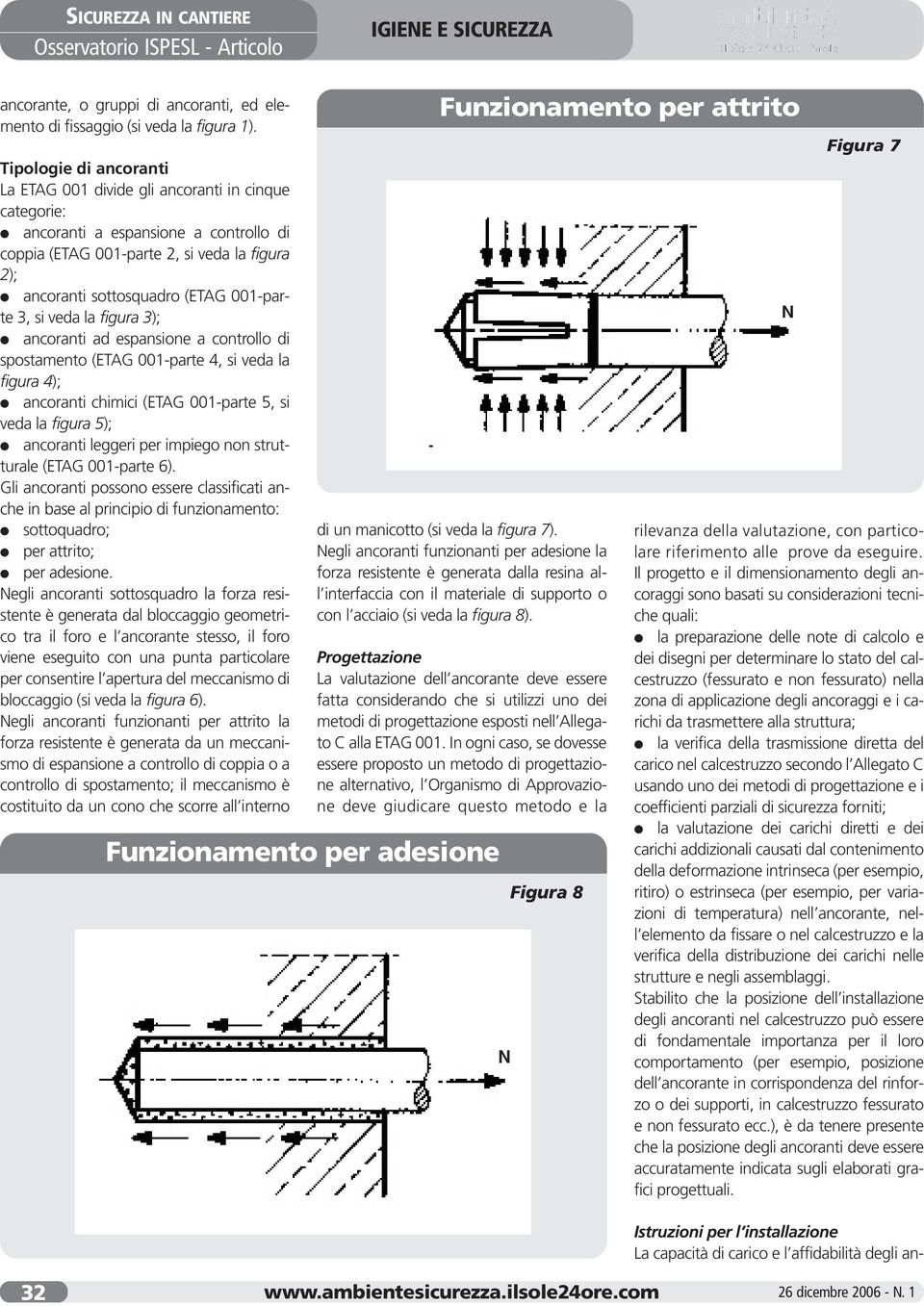 3, si veda la figura 3); l ancoranti ad espansione a controllo di spostamento (ETAG 00 parte 4, si veda la figura 4); l ancoranti chimici (ETAG 00 parte 5, si veda la figura 5); l ancoranti leggeri