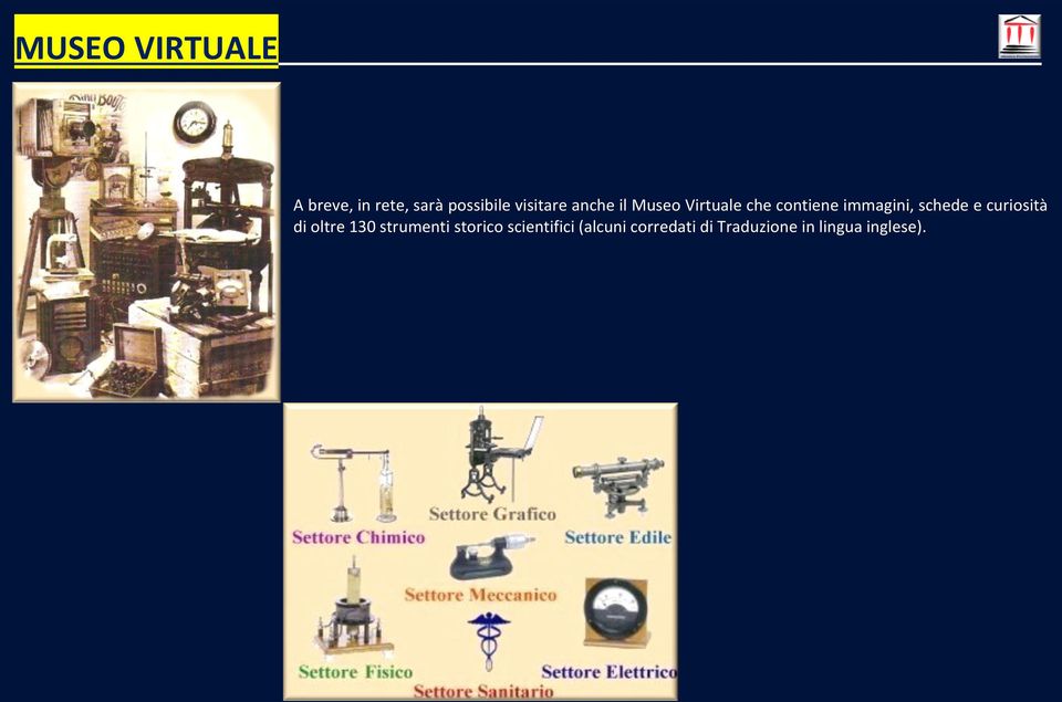 immagini, schede e curiosità di oltre 130 strumenti