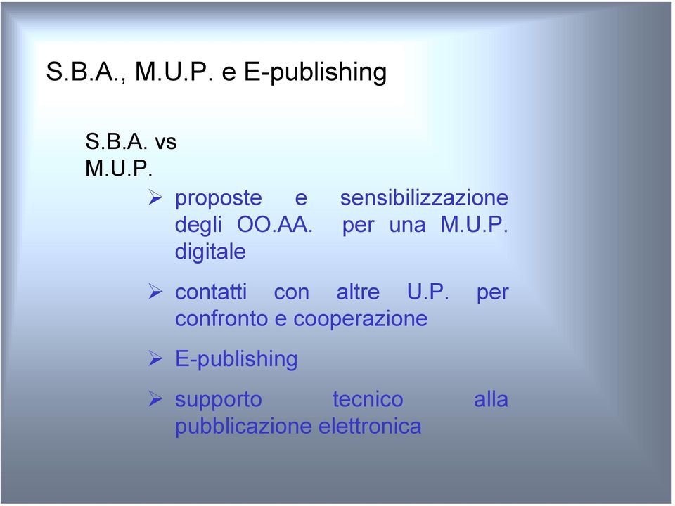 E-publishing!
