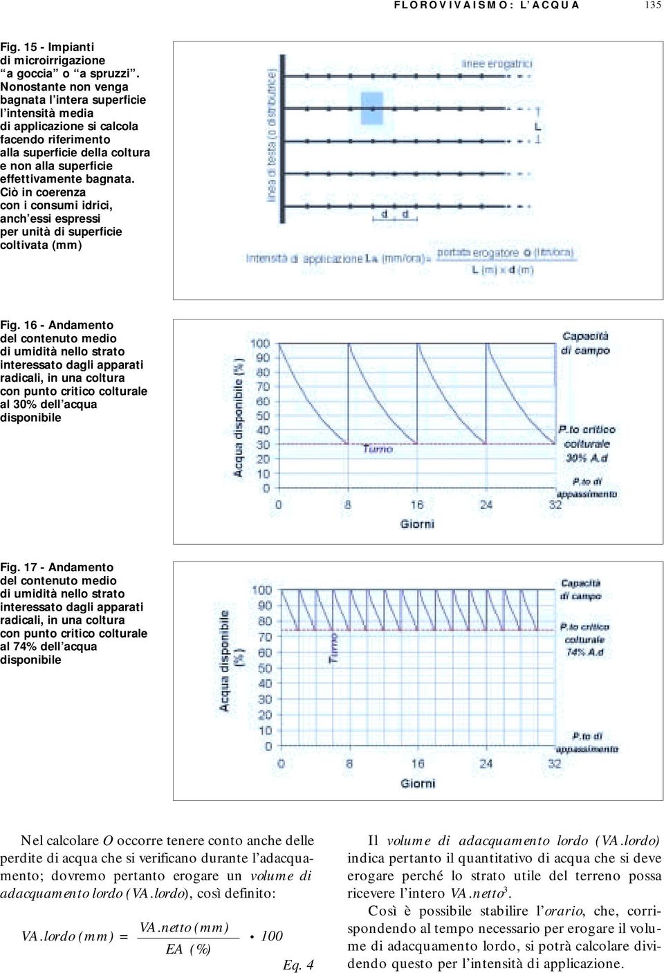 Ciò in coerenza con i consumi idrici, anch essi espressi per unità di superficie coltivata (mm) Fig.