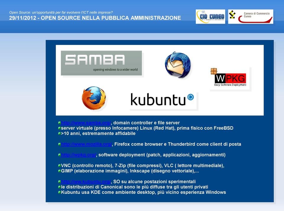 org/, Firefox come browser e Thunderbird come client di posta http://wpkg.